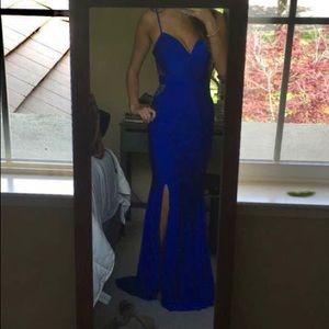 Beautiful royal blue prom dress!
